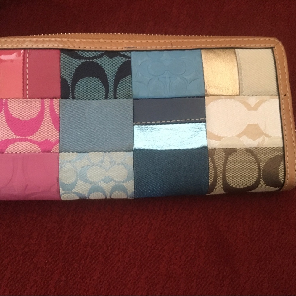 Coach patchwork wallet